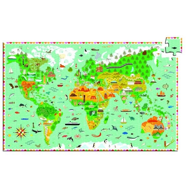 puzzle-200-pieces---puzzle-observation--les-monuments-du-monde